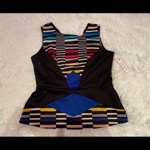 Bisou Bisou Peplum Top